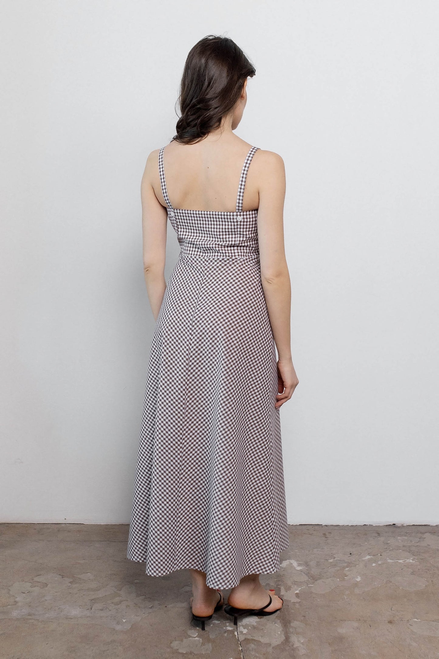 gingham-chocolate-cotton-straight-dress-back