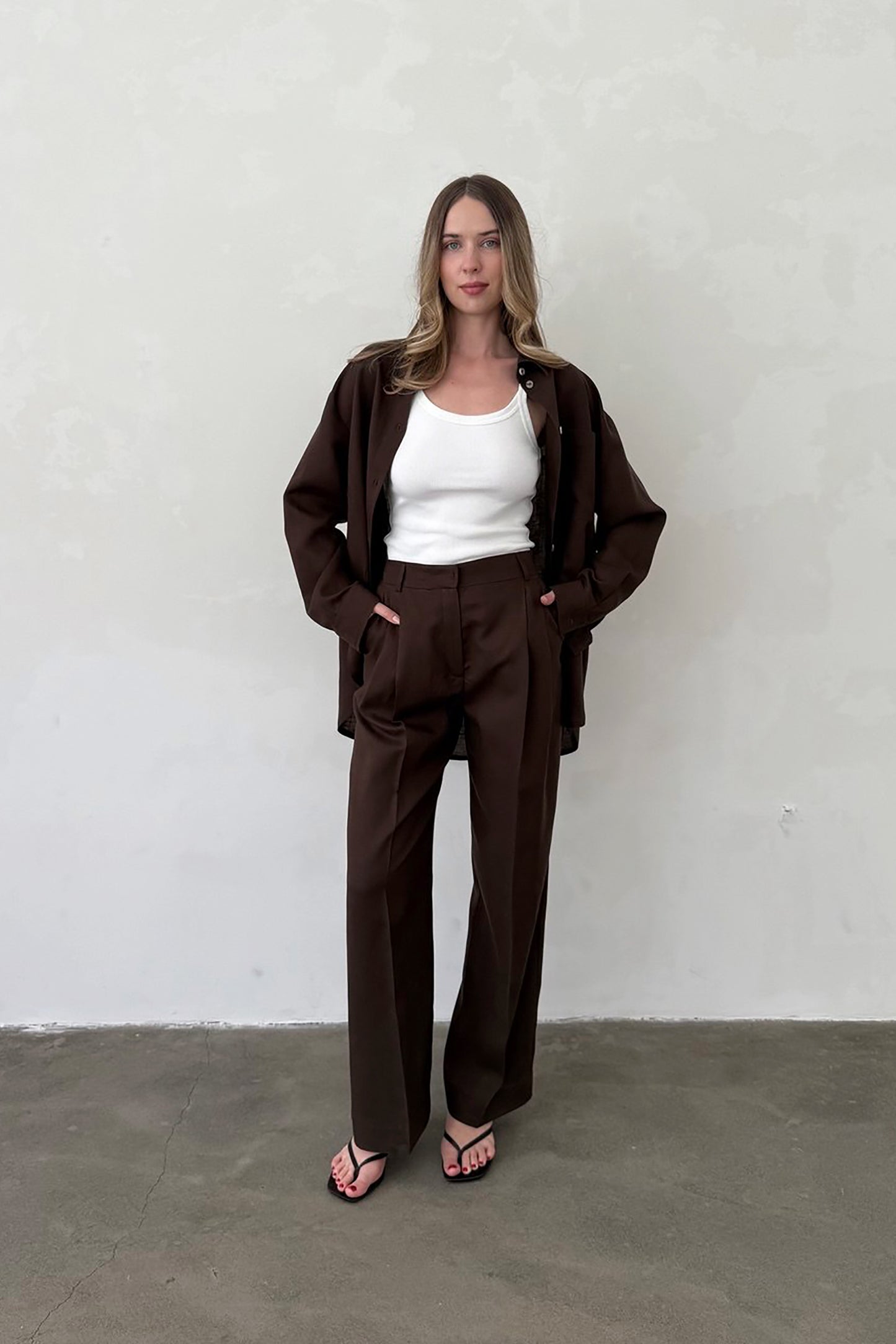 chocolate-linen-shirt-suit-mood