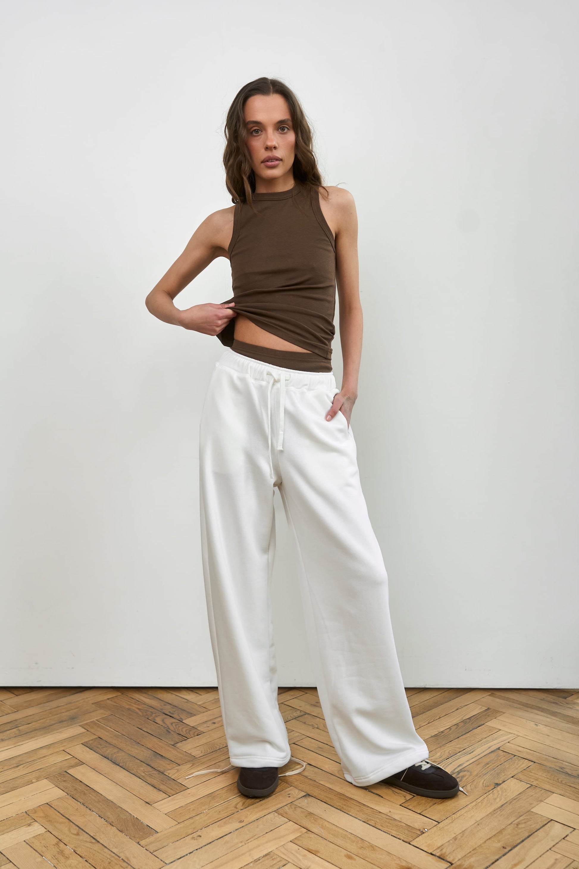 chocolate-ribbed-fitted-top-front