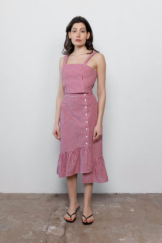 gingham_cotton_midi_skirt_with_ruffle-front-side