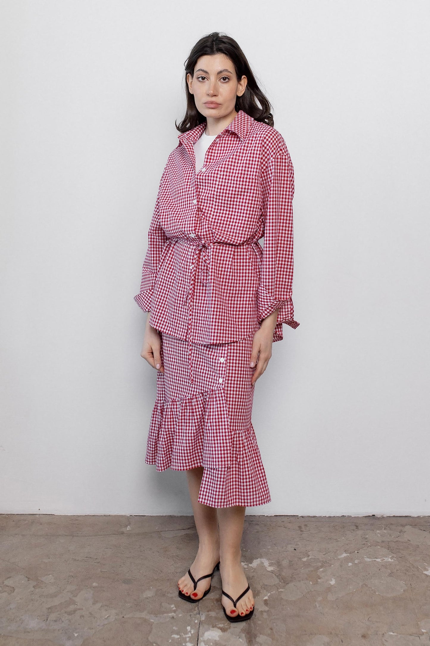 gingham_cotton_midi_skirt_with_ruffle-suit